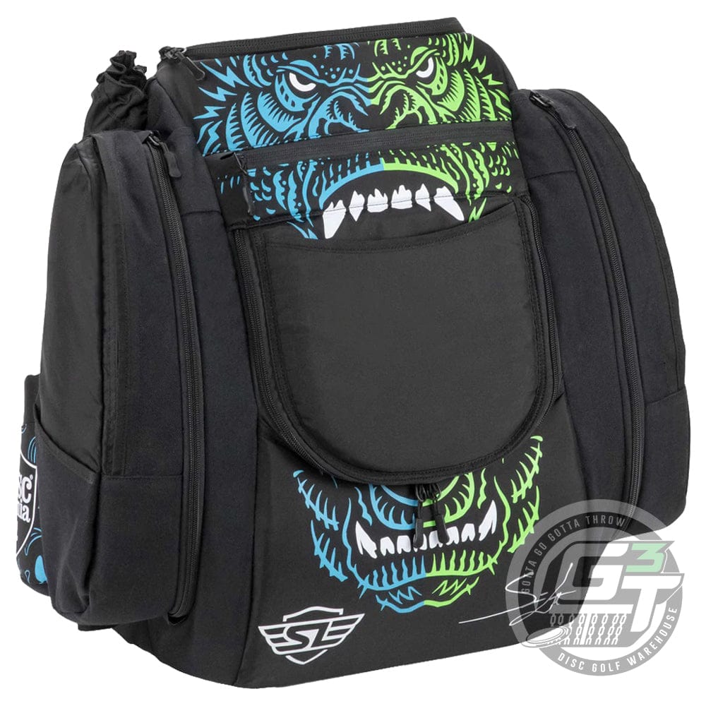 Discmania Bag Black Discmania GripEQ Simon Lizotte Angry Ape AX5 Signature Series Backpack Disc Golf Bag