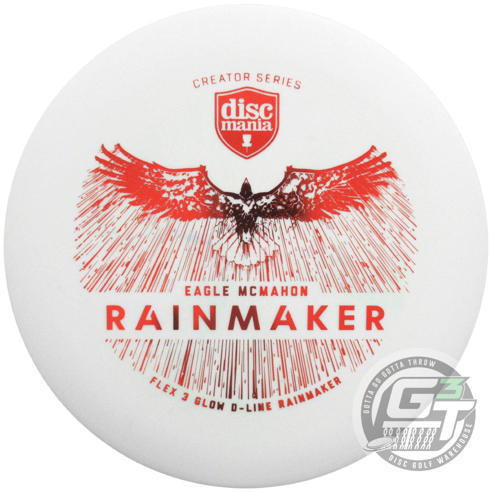 Discmania Golf Disc Discmania Creator Series Eagle McMahon Glow D-Line Flex 3 Rainmaker Putter Golf Disc