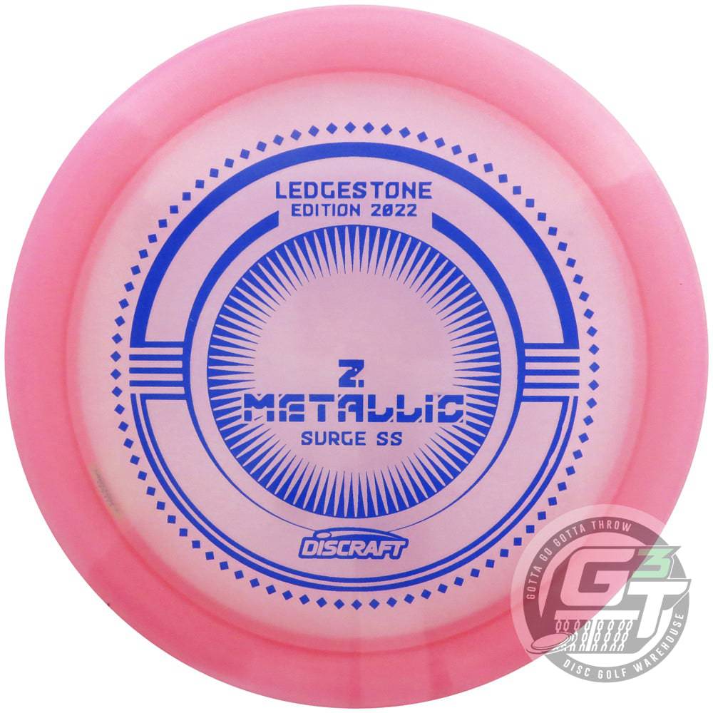 Discraft Golf Disc Discraft Limited Edition 2022 Ledgestone Open Metallic Elite Z Surge SS Distance Driver Golf Disc