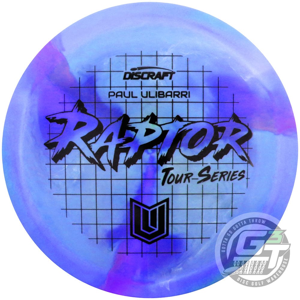 Discraft Golf Disc Discraft Limited Edition 2022 Tour Series Paul Ulibarri Swirl ESP Raptor Distance Driver Golf Disc