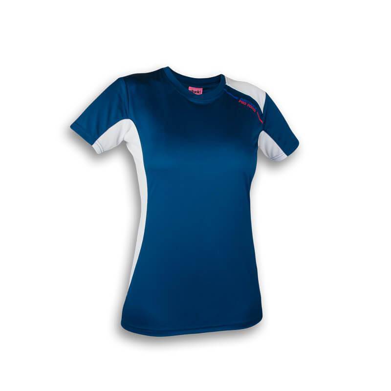 DUDE Ladies Disc Golf Pro Tour Tech Short Sleeve Performance Disc Golf T-Shirt - Gotta Go Gotta Throw