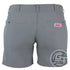 DUDE Ladies Pro 5" Inleg Disc Golf Shorts - Gotta Go Gotta Throw