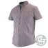 DUDE Woven Collared Short Sleeve Disc Golf Shirt - Gotta Go Gotta Throw