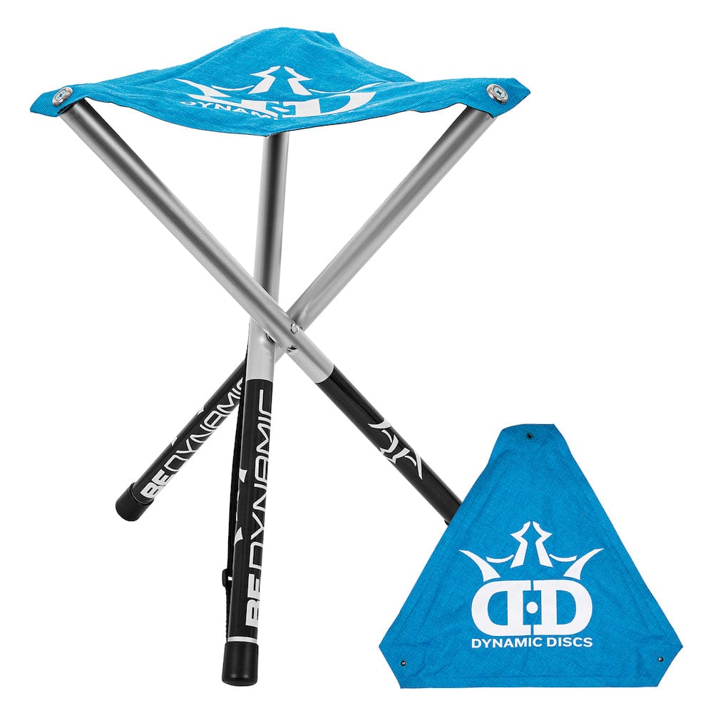 Dynamic Discs Accessory Cobalt Blue Dynamic Discs Logo Roll-A-Stool Portable Disc Golf Seat