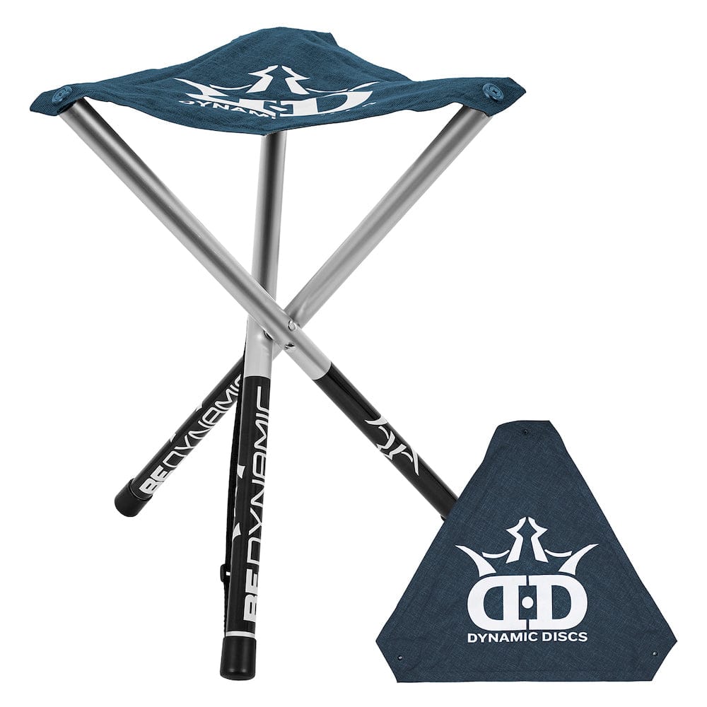 Dynamic Discs Accessory Midnight Blue Dynamic Discs Logo Roll-A-Stool Portable Disc Golf Seat