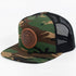 Dynamic Discs Foundation Leather Patch Snapback Mesh Disc Golf Hat - Gotta Go Gotta Throw