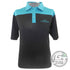 Dynamic Discs Two-Tone King D's Logo Short Sleeve Performance Disc Golf Polo Shirt - Gotta Go Gotta Throw