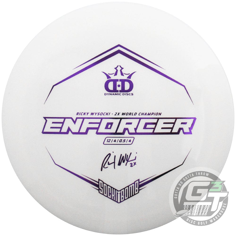 Dynamic Discs Golf Disc Dynamic Discs Limited Edition Ricky Wysocki Sockibomb Lucid Enforcer Distance Driver Golf Disc