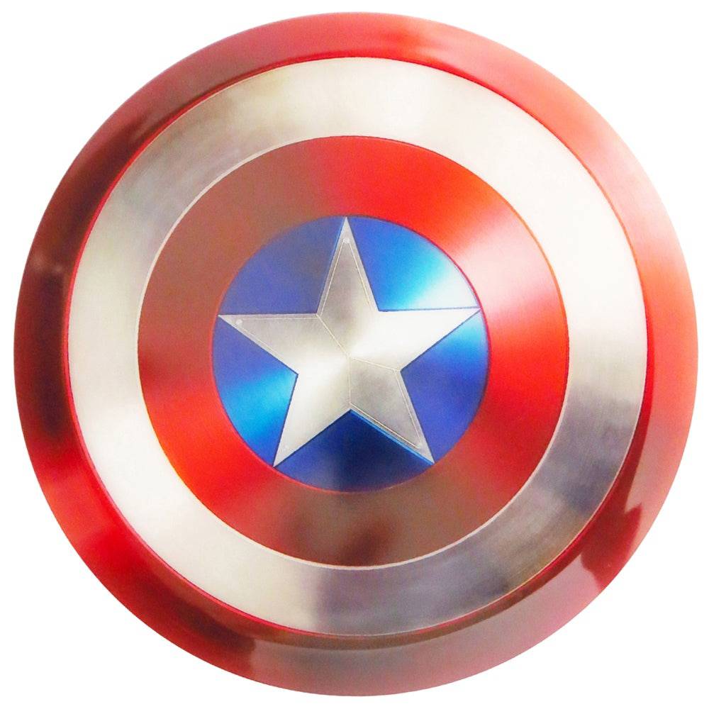 Dynamic Discs Golf Disc Dynamic Discs Marvel Captain America DyeMax Shield Fuzion Judge Putter Golf Disc