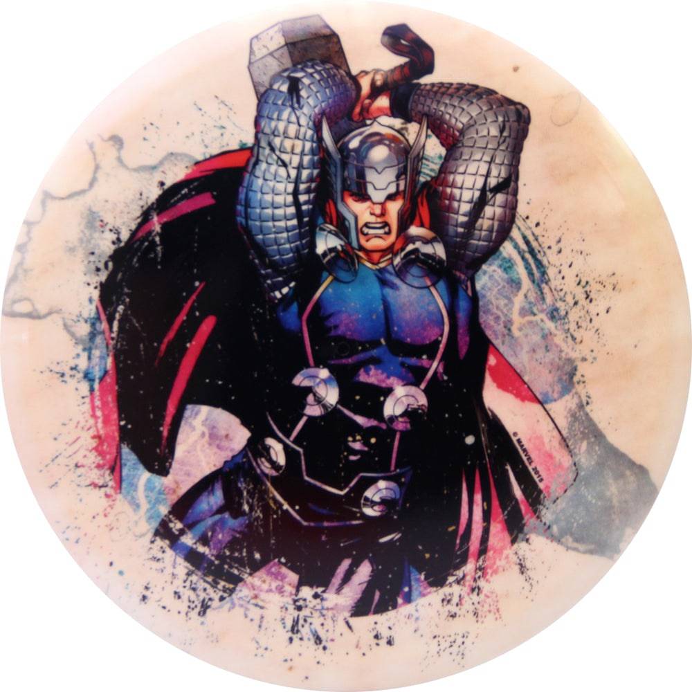 Dynamic Discs Golf Disc Dynamic Discs Marvel Thor DyeMax Splatter Series Fuzion Warden Putter Golf Disc