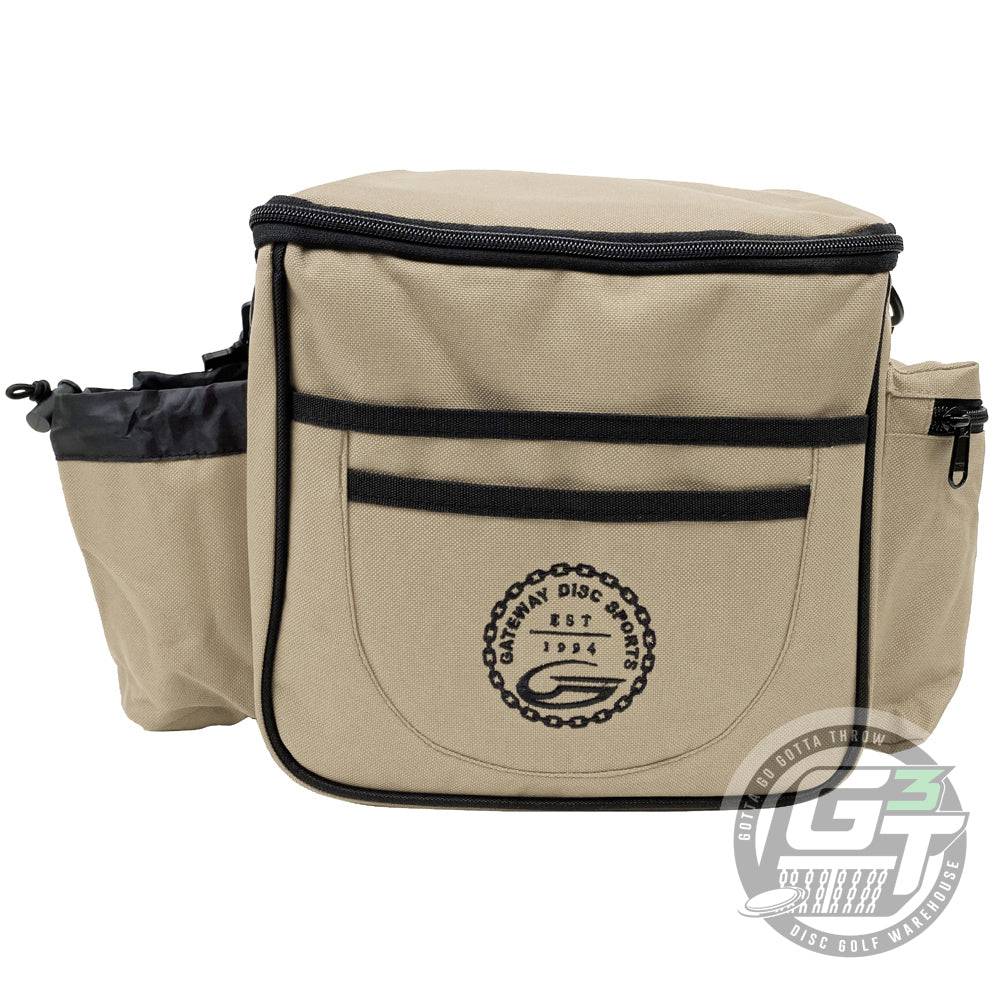 Gateway Disc Sports Bag Khaki Gateway Disc Sports Small Disc Golf Bag