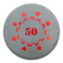 Gotta Go Gotta Throw Mini Gray / Little Flyer - 4.25" Gotta Go Gotta Throw Poker Chip 50 Inter-Locking Mini Marker Disc