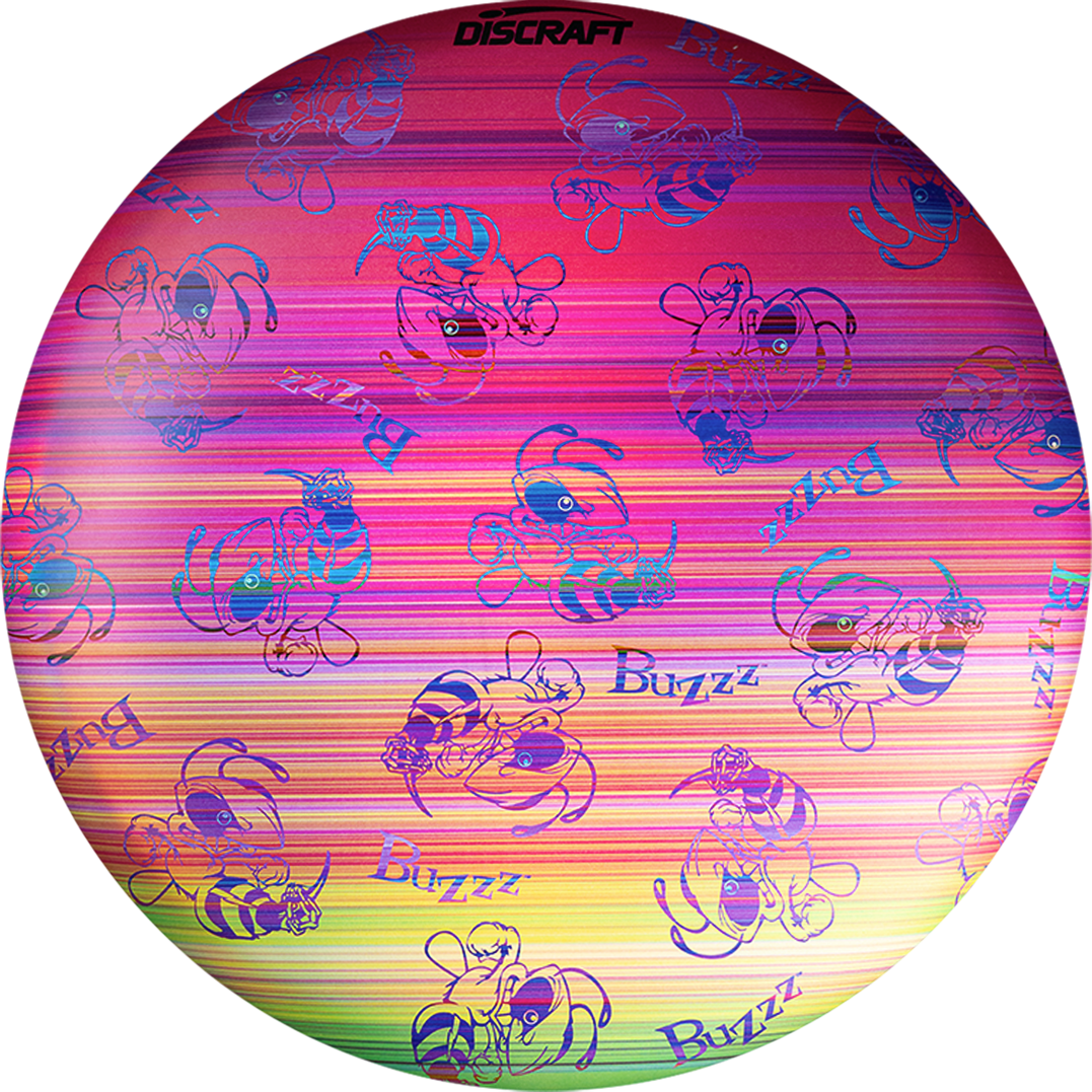Discraft Full Foil SuperColor Swarm ESP Buzzz Midrange Golf Disc