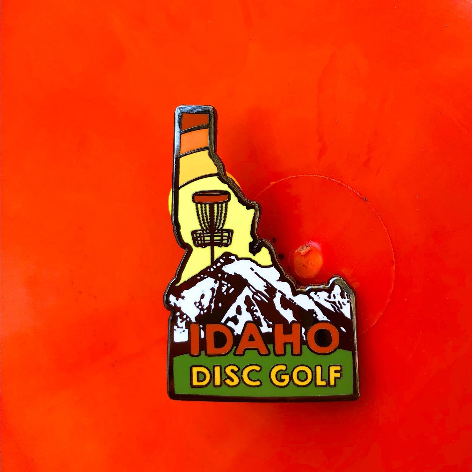 Idaho Disc Golf Pin - Gotta Go Gotta Throw