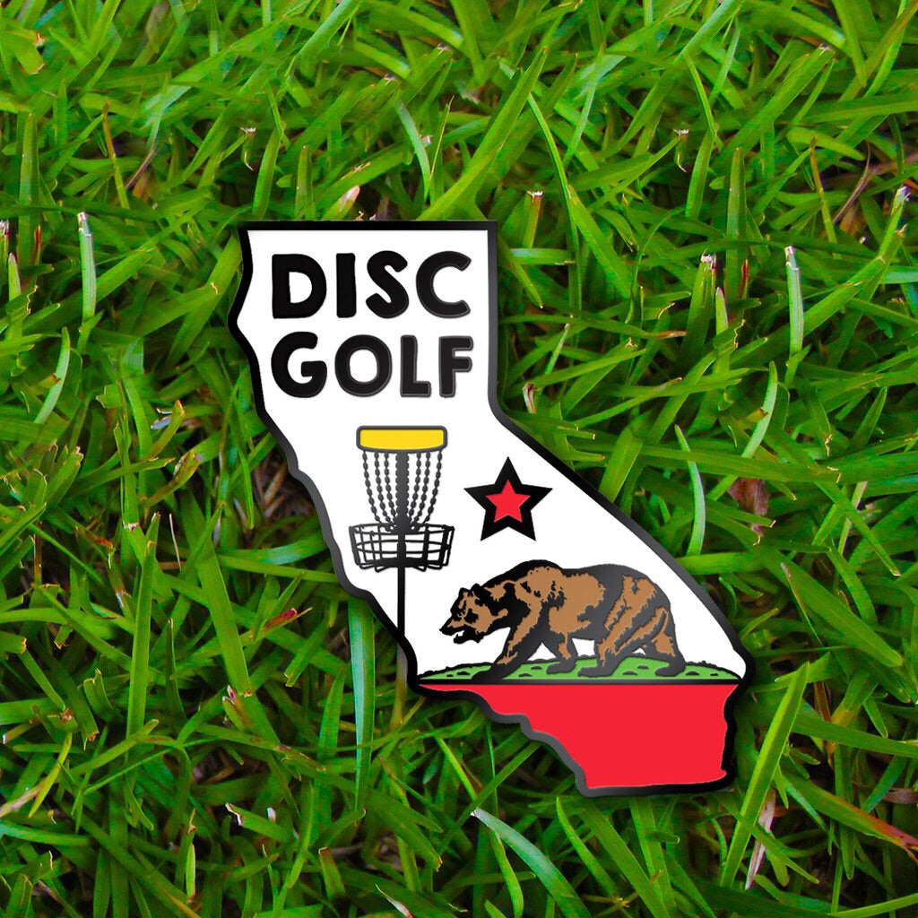 California Disc Golf Pin - Gotta Go Gotta Throw