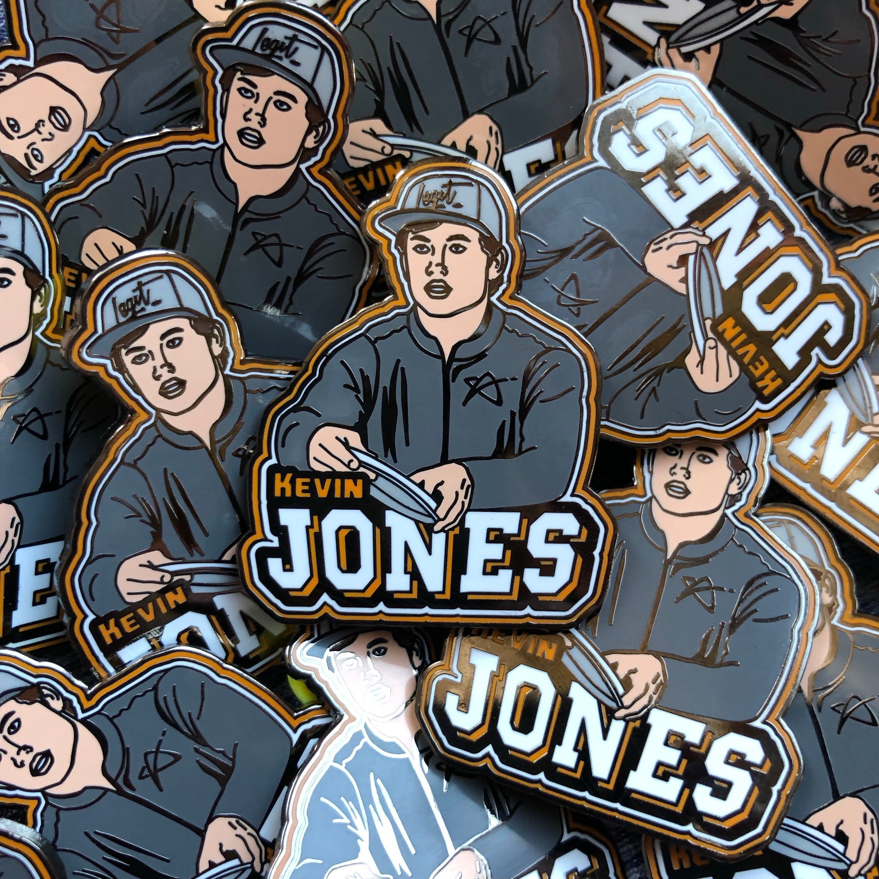 Kevin Jones Disc Golf Pin - Series 1 - Gotta Go Gotta Throw
