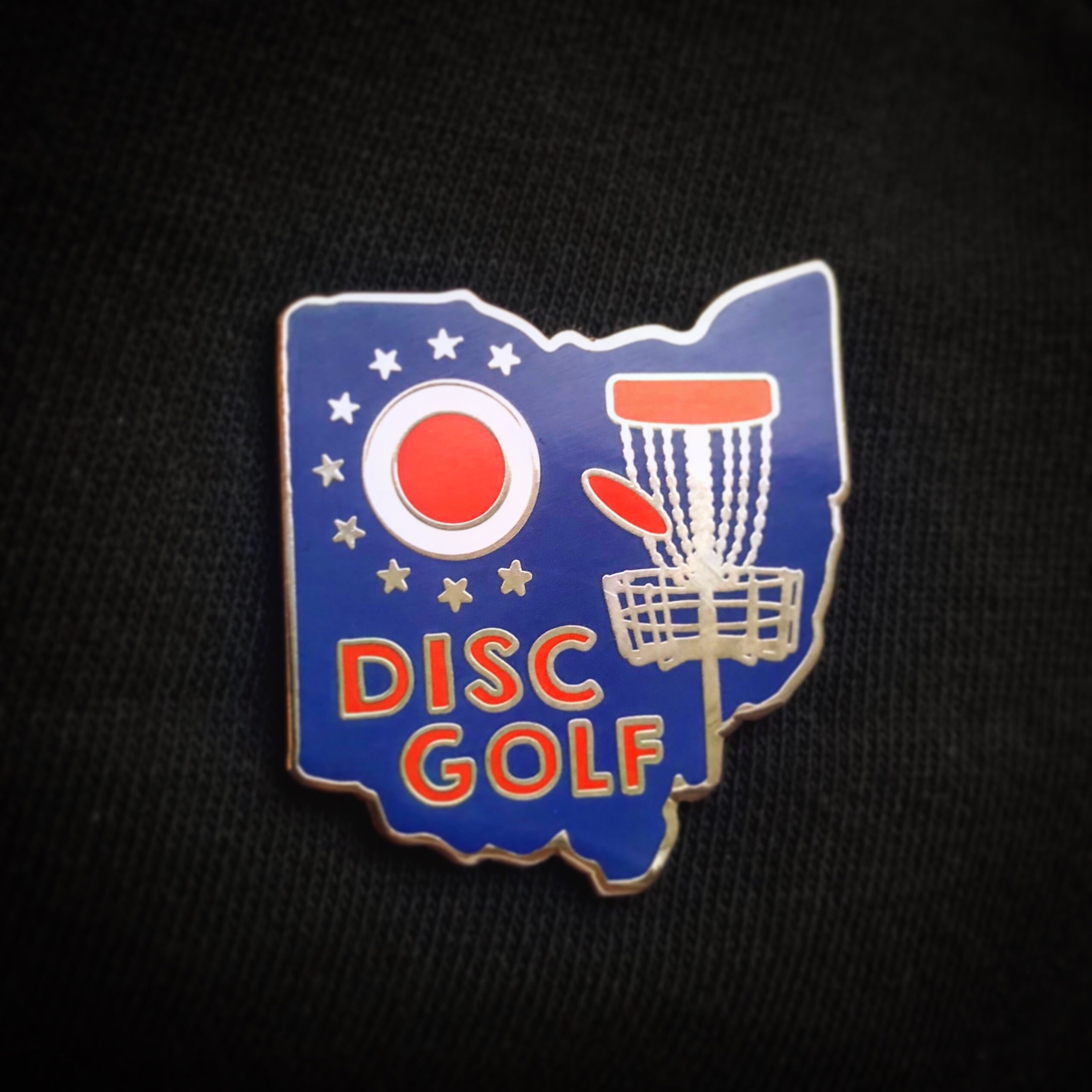 Ohio Disc Golf Pin - Gotta Go Gotta Throw