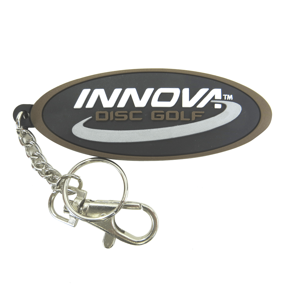 Innova Accessory Black Innova Disc Golf Logo Key Chain