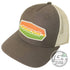 Innova Apparel Brown / Tan Innova Striped Bar Logo Adjustable Mesh Disc Golf Hat