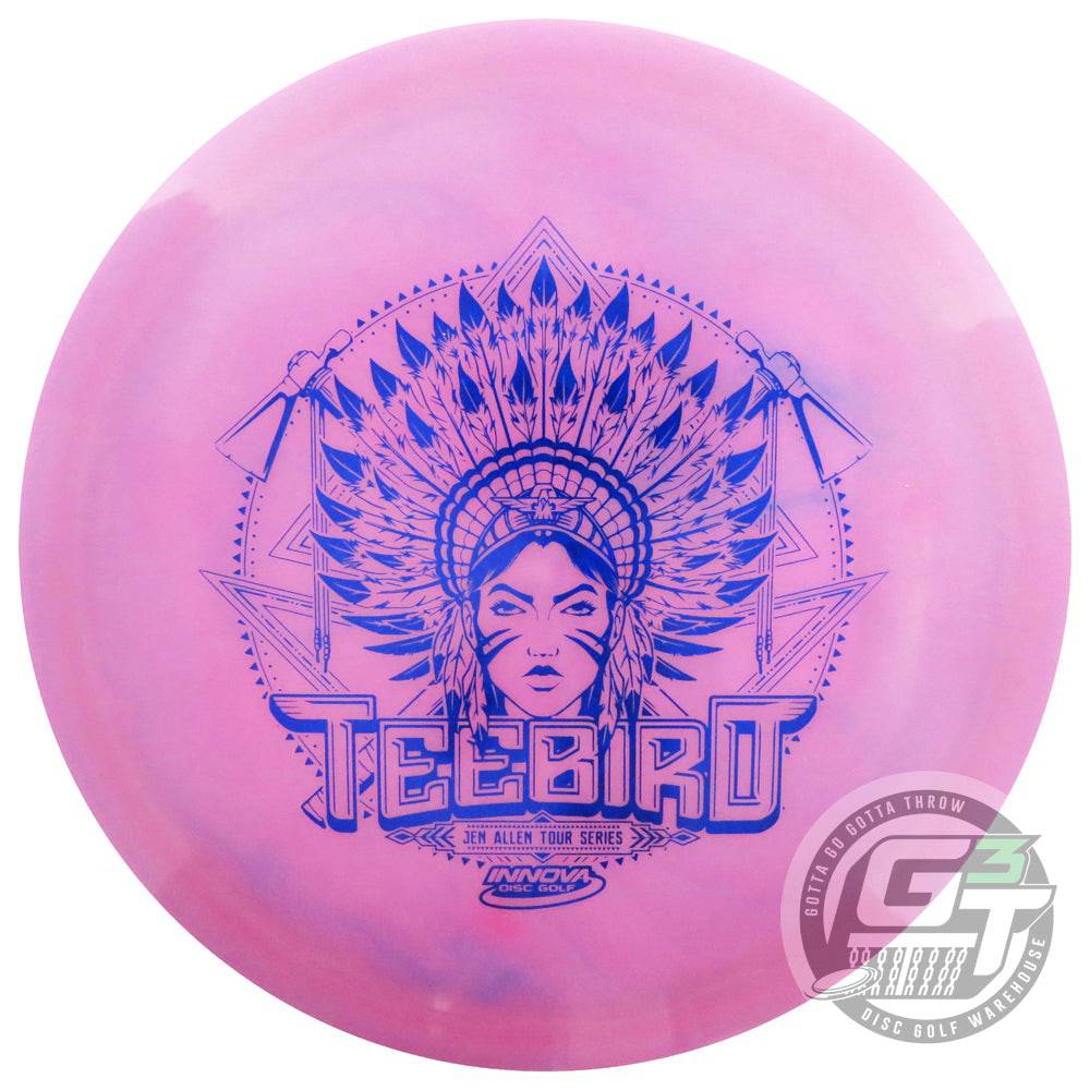 Innova Golf Disc 173-175g Innova Limited Edition 2021 Tour Series Jen Allen Color Glow Champion TeeBird Fairway Driver Golf Disc