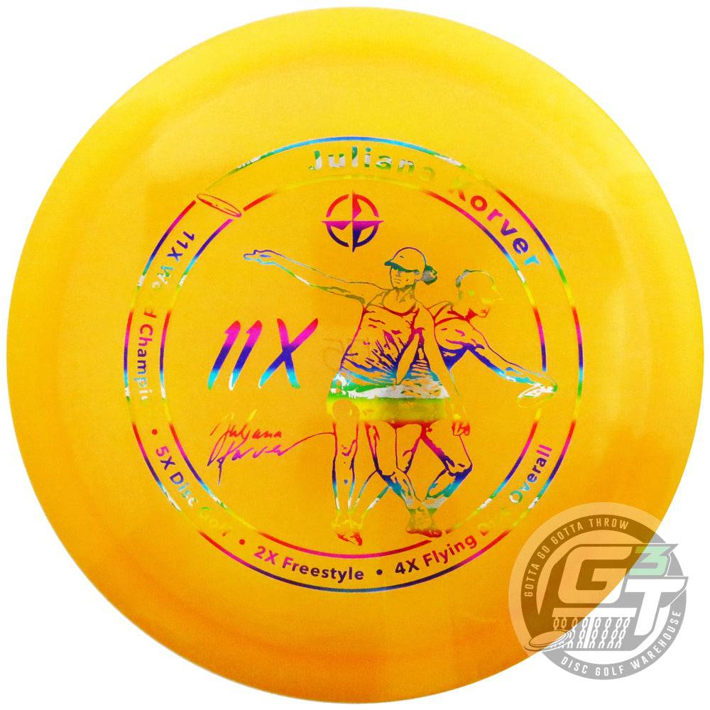 Innova Golf Disc 173-175g Innova Limited Edition Juliana Korver 11X Luster Champion Teebird3 Fairway Driver Golf Disc