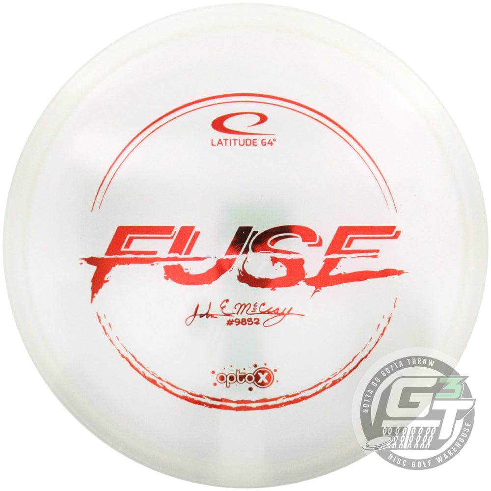 Latitude 64 Golf Discs Golf Disc Latitude 64 Limited Edition 2022 Team Series JohnE McCray Glimmer Opto-X Fuse Midrange Golf Disc