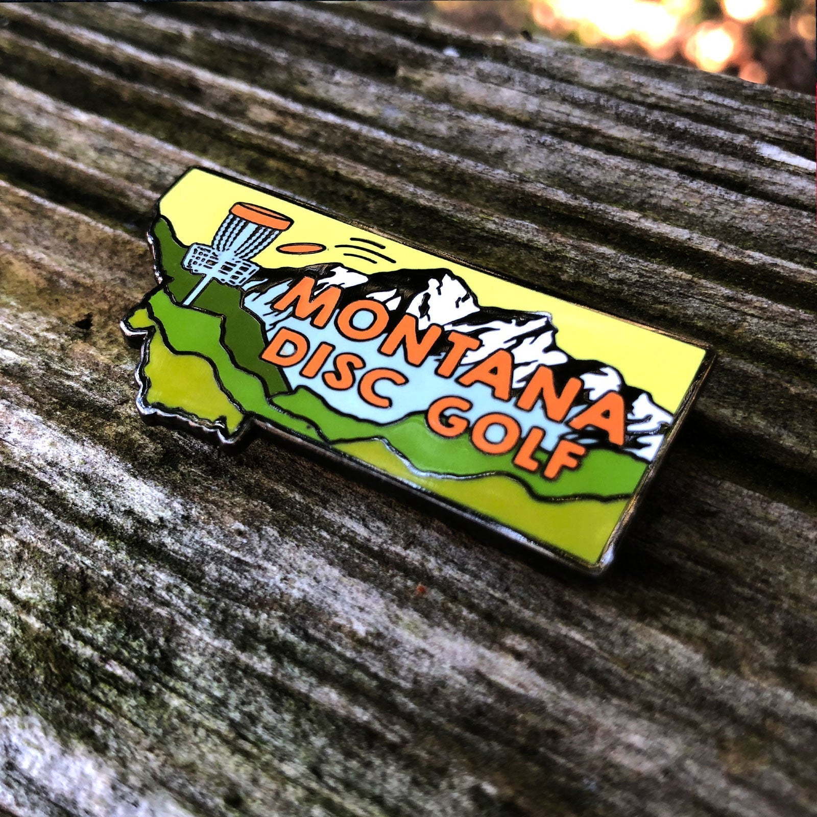 Montana Disc Golf Pin - Gotta Go Gotta Throw