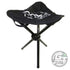 MVP Disc Sports Accessory MVP Disc Sports Orbit Logo Compact Tripod Portable Disc Golf Stool