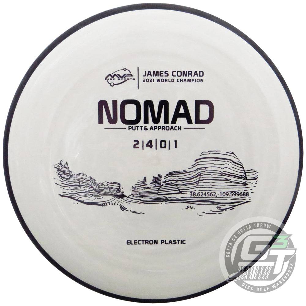 MVP Disc Sports Golf Disc MVP Electron Nomad [James Conrad 1X] Putter Golf Disc