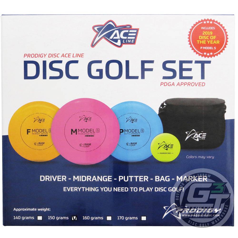 Prodigy Disc Golf Disc Prodigy Ace Line 3-Disc w/ Bag Beginner Disc Golf Set