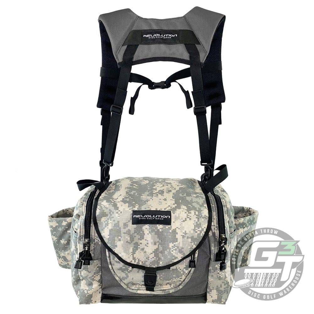 Revolution Disc Golf Bag Universal Camo / Gray / Universal Camo Revolution Carolina Team Disc Golf Bag