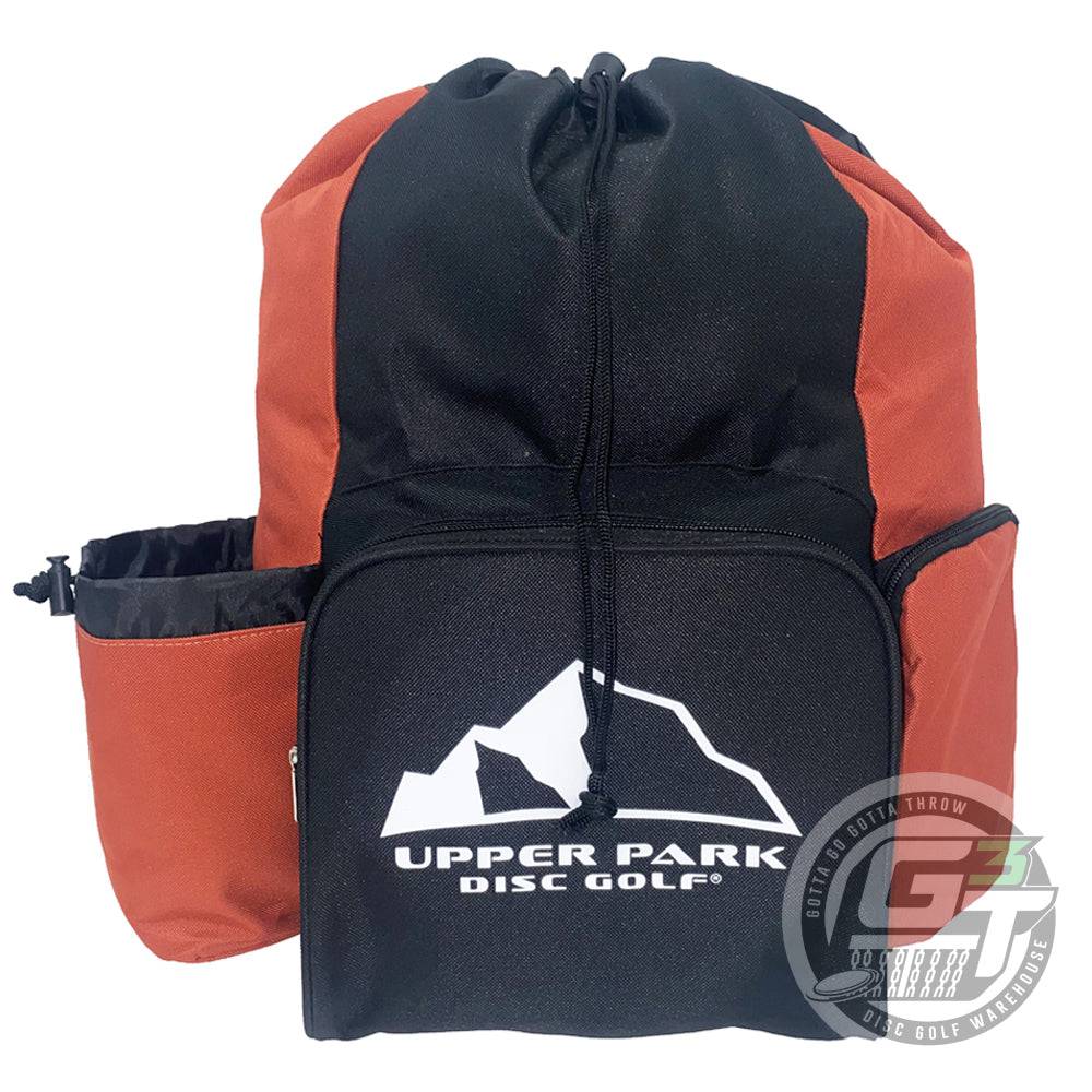 Upper Park Disc Golf Bag Red Upper Park Disc Golf The Draw Backpack Disc Golf Bag