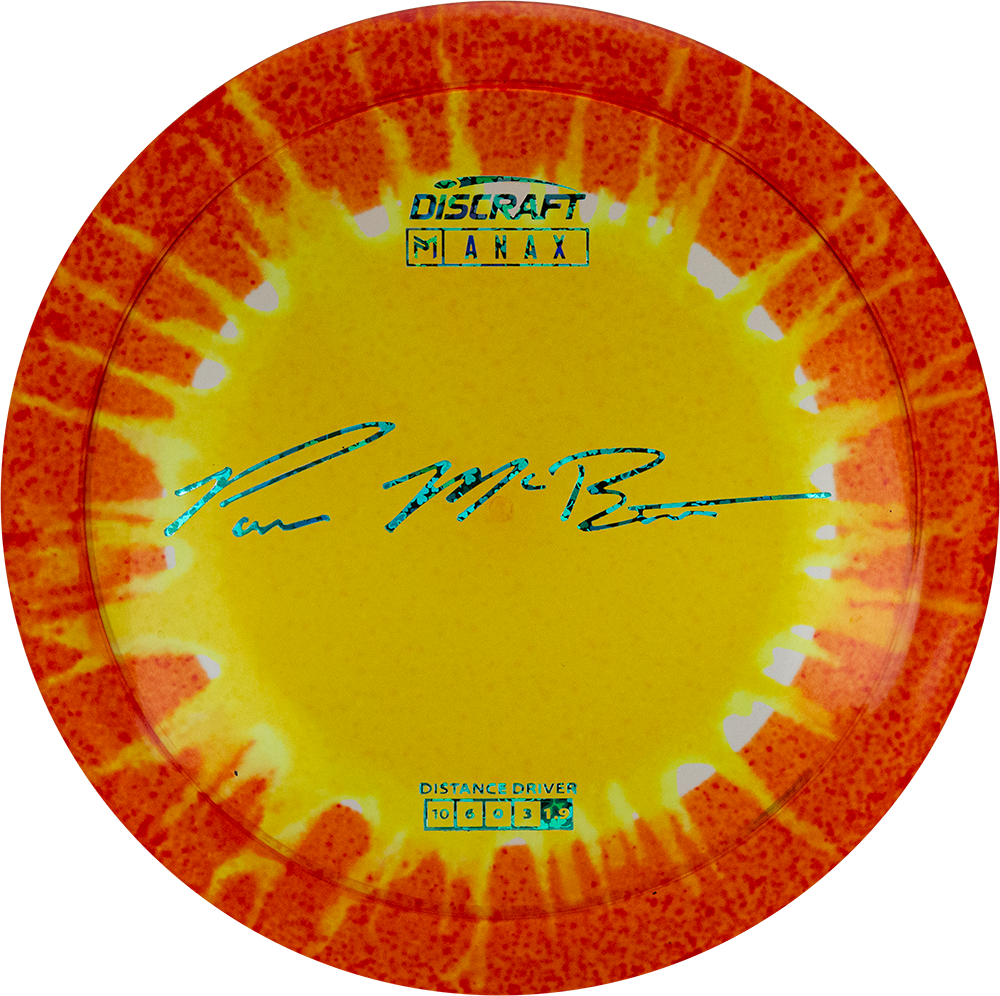 Discraft Paul McBeth Signature Fly Dye Elite Z Anax Distance Driver Golf Disc