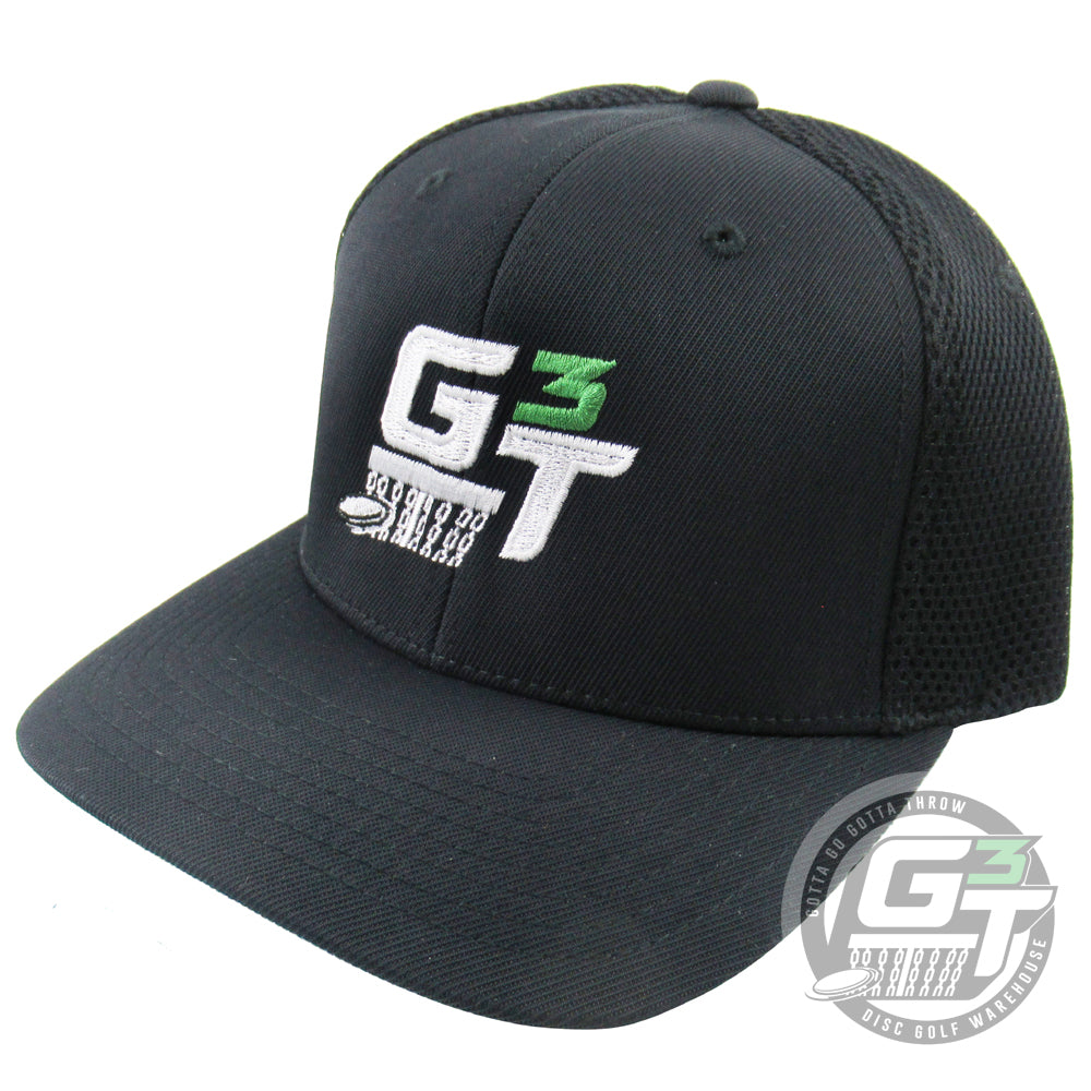 Gotta Go Gotta Throw G3T Logo Flexfit Air Mesh Performance Disc Golf Hat