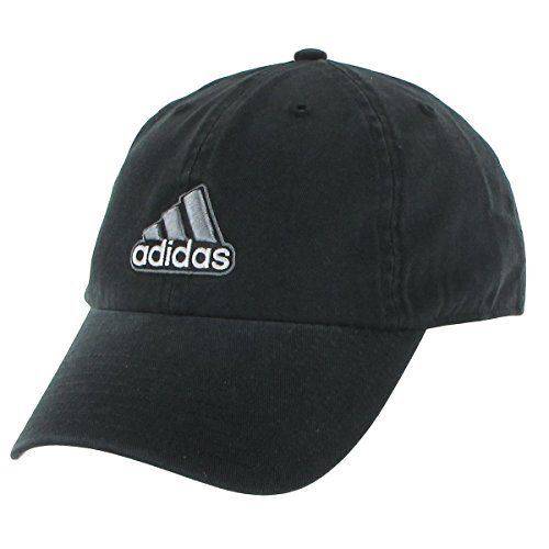 Adidas Apparel Black Adidas Outdoor Climalite Ultimate Adjustable Performance Athletic Cap