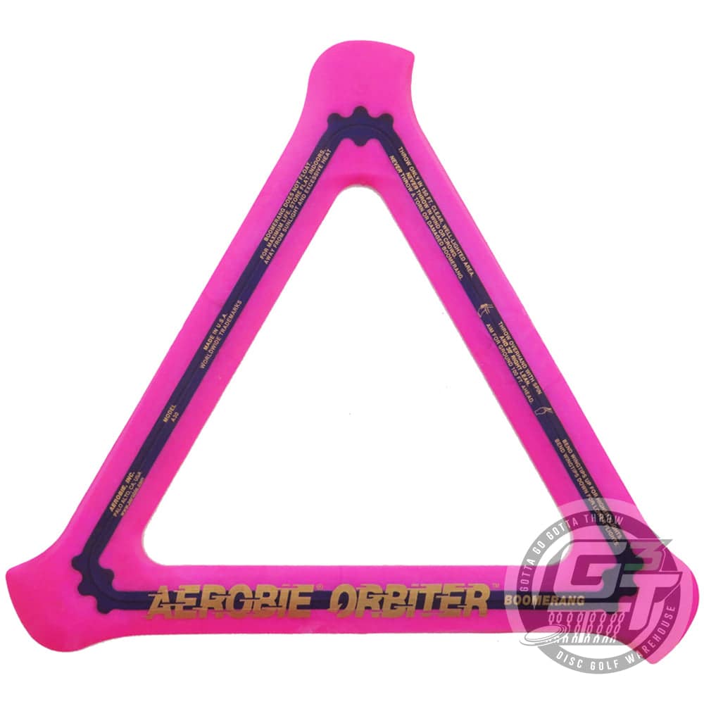 Aerobie Ultimate Pink Aerobie Orbiter 11.5" Boomerang Catch Disc