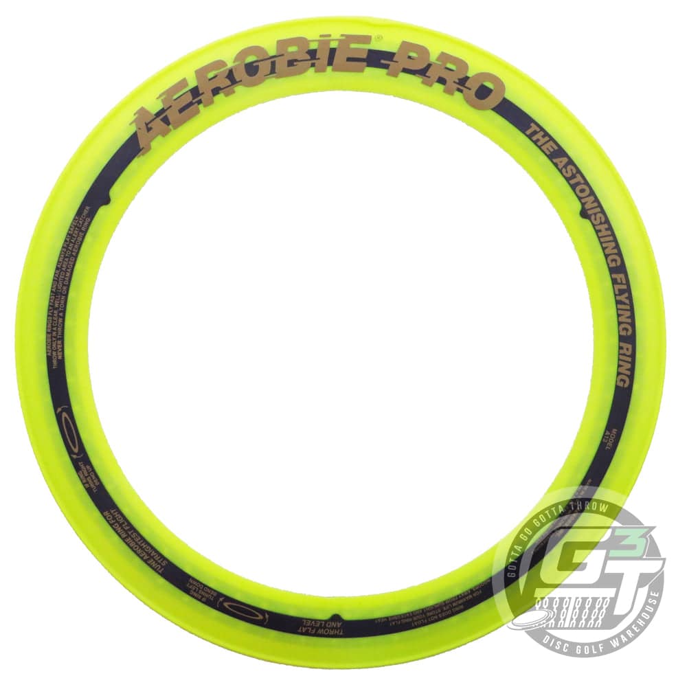 Aerobie Ultimate Yellow Aerobie Pro Ring 13" Flying Ring Catch Disc