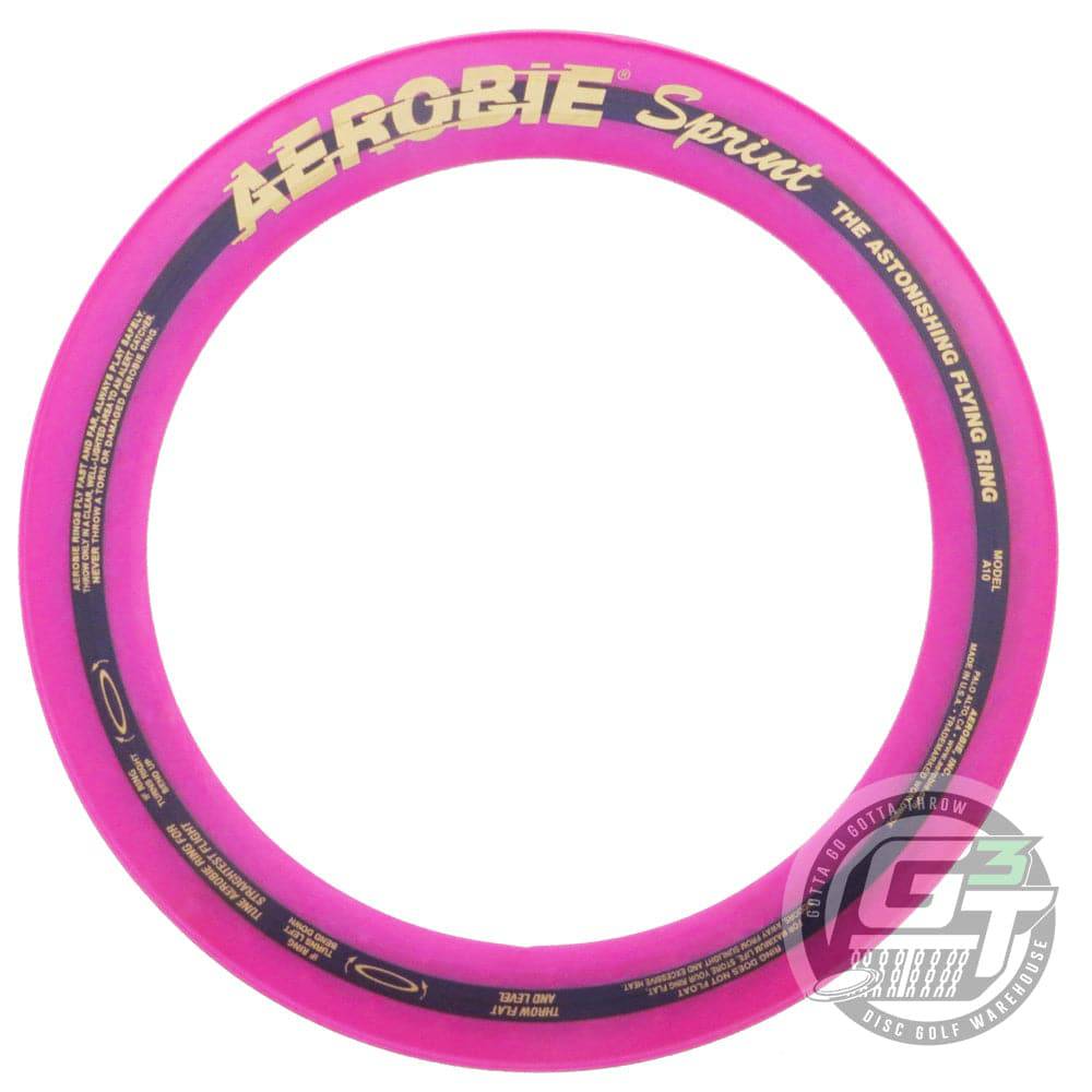 Aerobie Ultimate Pink Aerobie Sprint Ring 10" Flying Ring Catch Disc