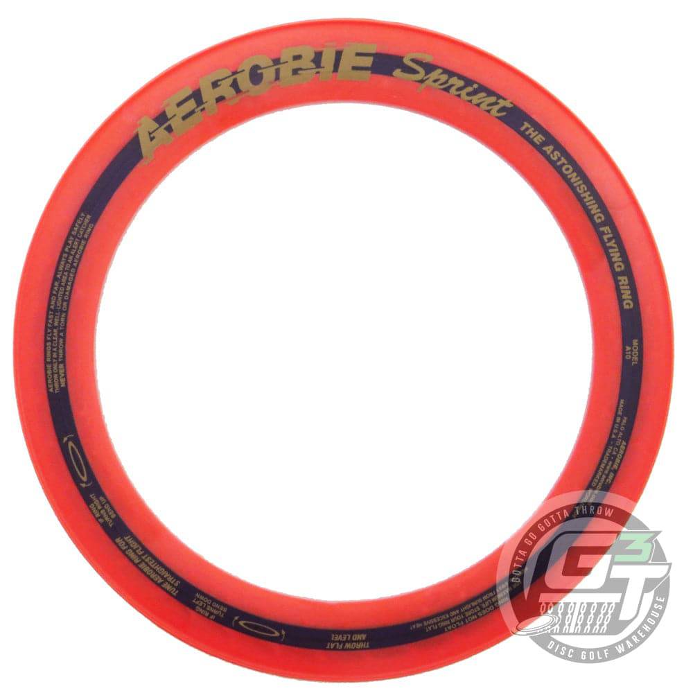 Aerobie Ultimate Orange Aerobie Sprint Ring 10" Flying Ring Catch Disc