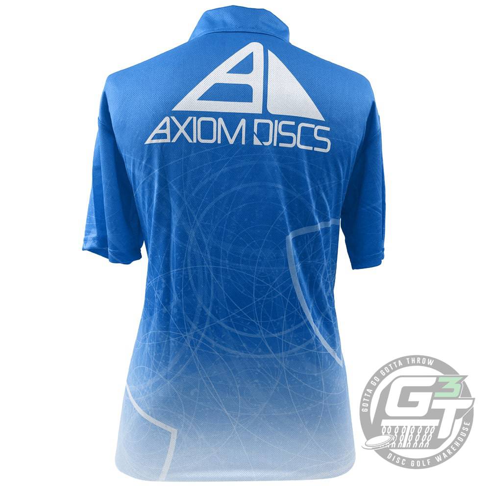 Axiom Discs Apparel Axiom Discs Graph Sublimated Short Sleeve Performance Disc Golf Polo Shirt