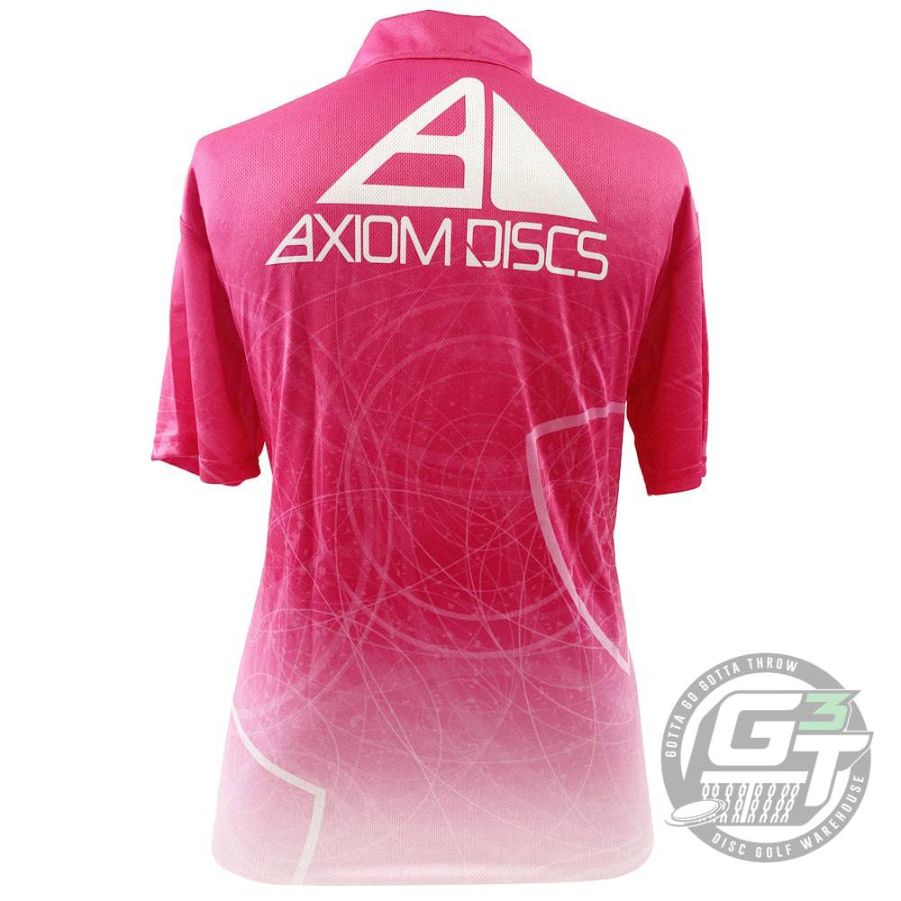 Axiom Discs Apparel Axiom Discs Graph Sublimated Short Sleeve Performance Disc Golf Polo Shirt