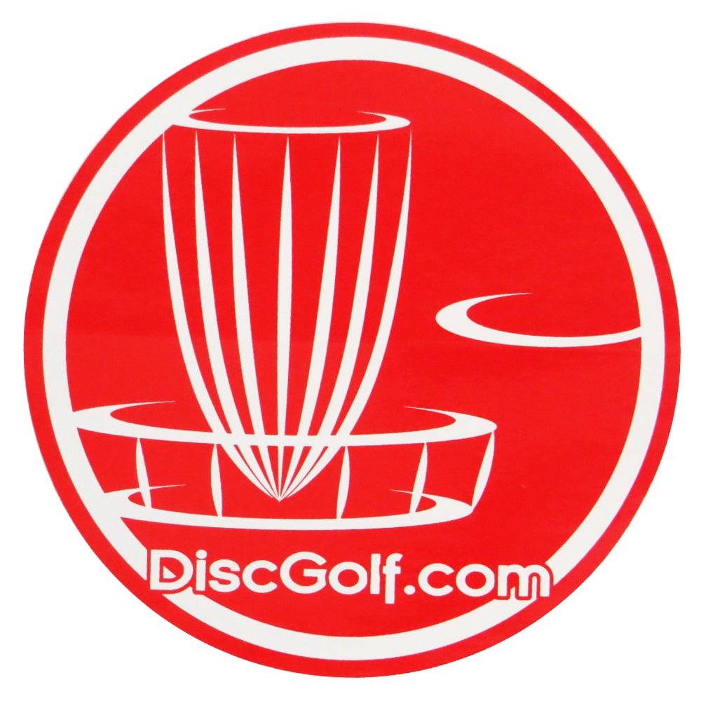 DGA Accessory Red DGA Circle Basket Logo Sticker