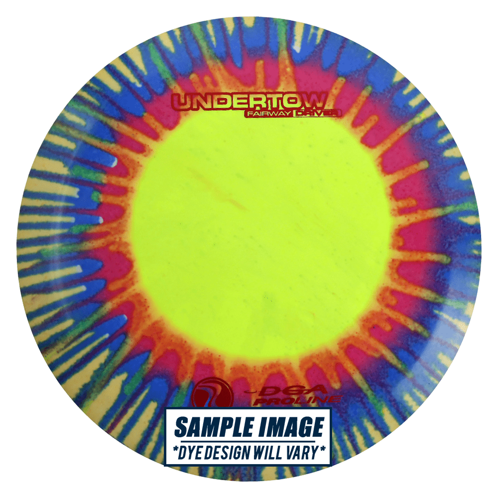 DGA Golf Disc DGA Tie-Dye Proline Undertow Fairway Driver Golf Disc