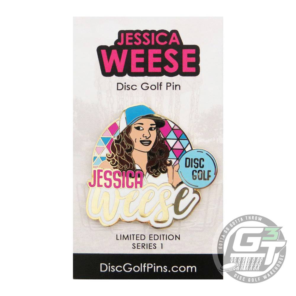 Disc Golf Pins Accessory Disc Golf Pins Jessica Weese Series 1 Enamel Disc Golf Pin