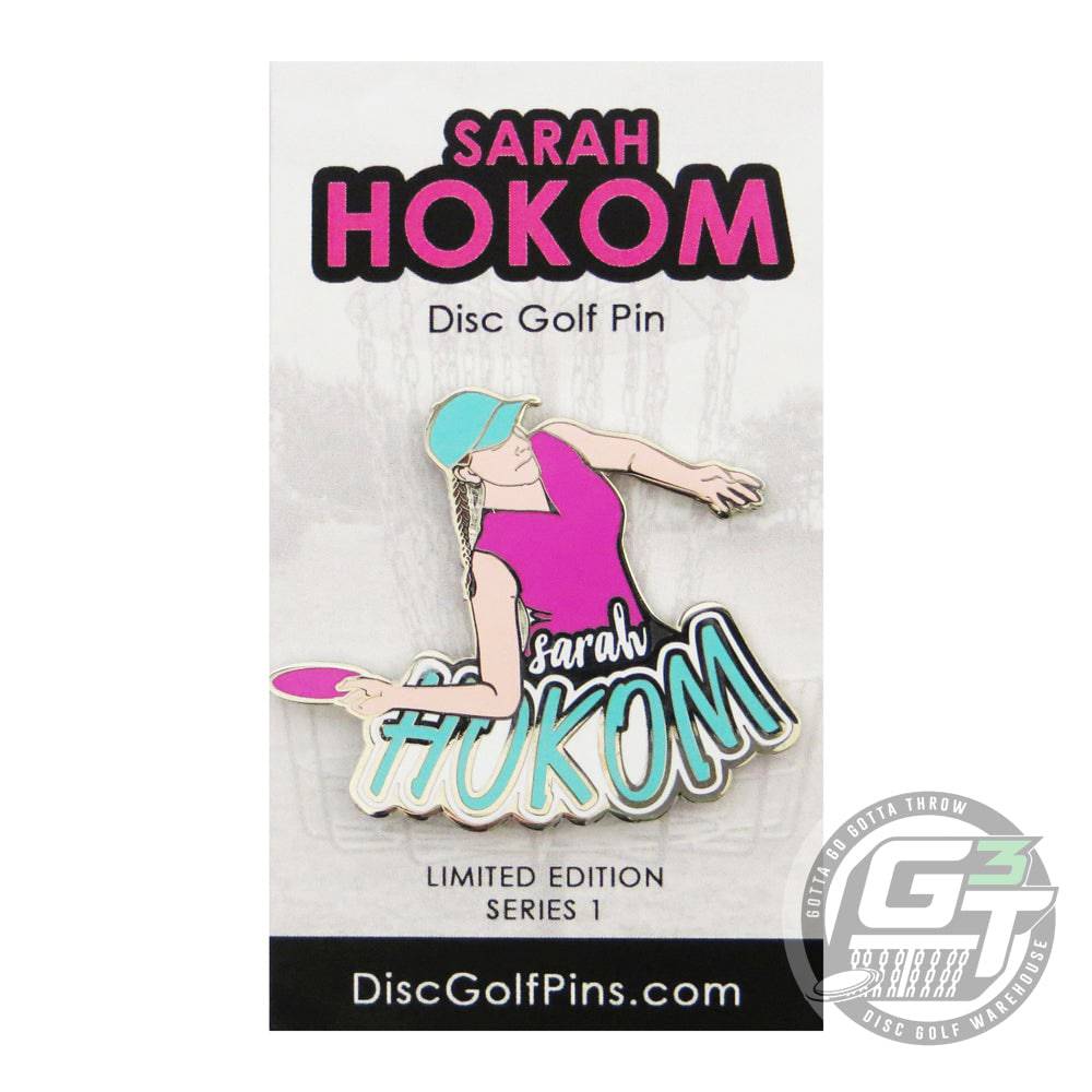 Disc Golf Pins Accessory Disc Golf Pins Sarah Hokom Series 1 Enamel Disc Golf Pin