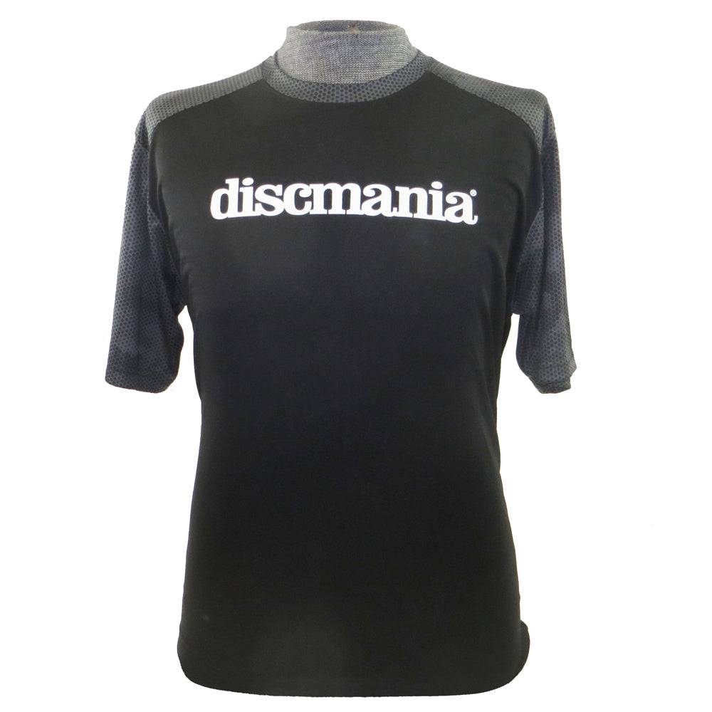 Discmania Apparel M / Black Discmania Bar Stamp Logo Tech Performance Short Sleeve Disc Golf T-Shirt
