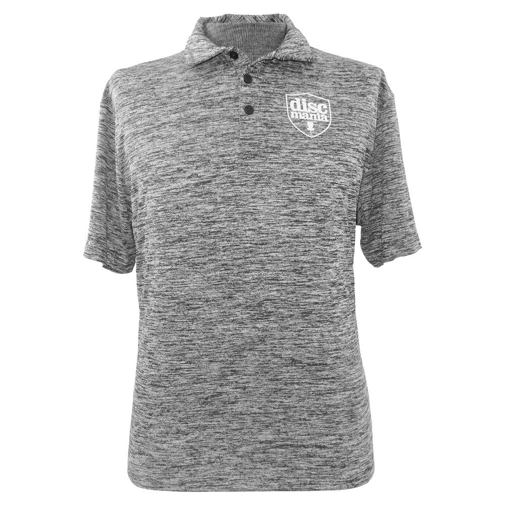 Discmania Shield Logo Short Sleeve Performance Disc Golf Polo Shirt ...