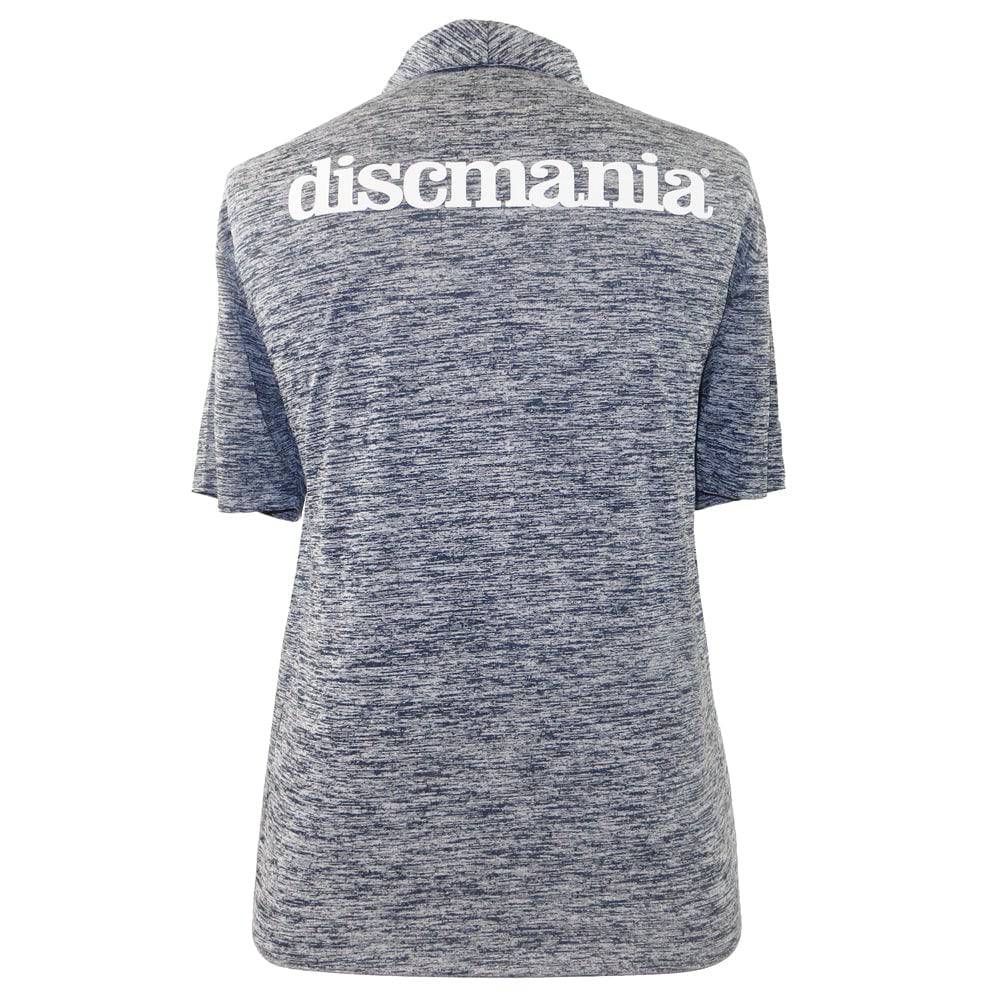 Discmania Shield Logo Short Sleeve Performance Disc Golf Polo Shirt ...