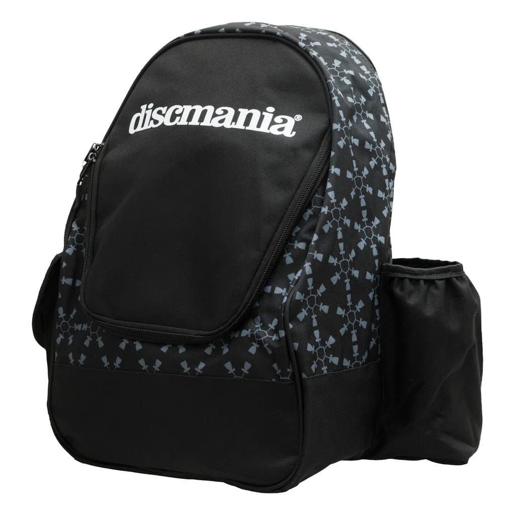 Discmania Bag Black Discmania Fanatic Go Backpack Disc Golf Bag