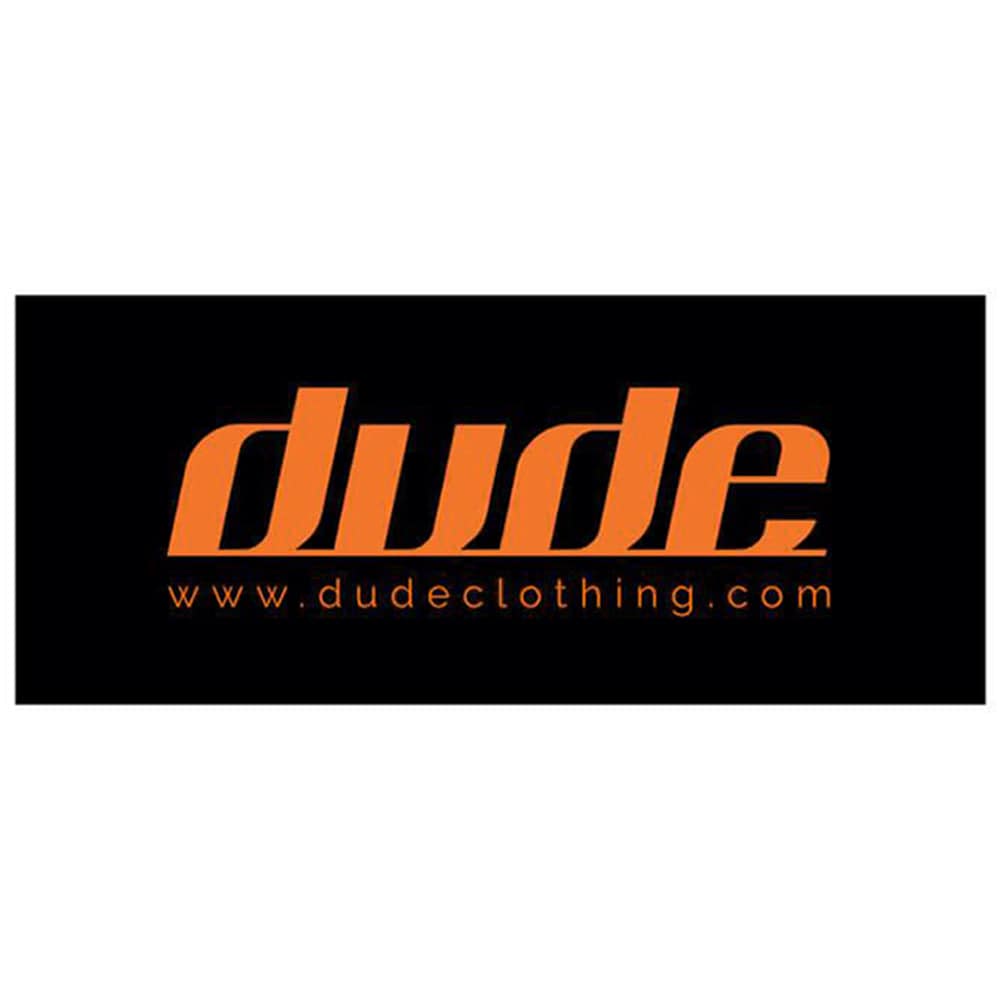 DUDE Accessory DUDE Rectangle Logo Sticker